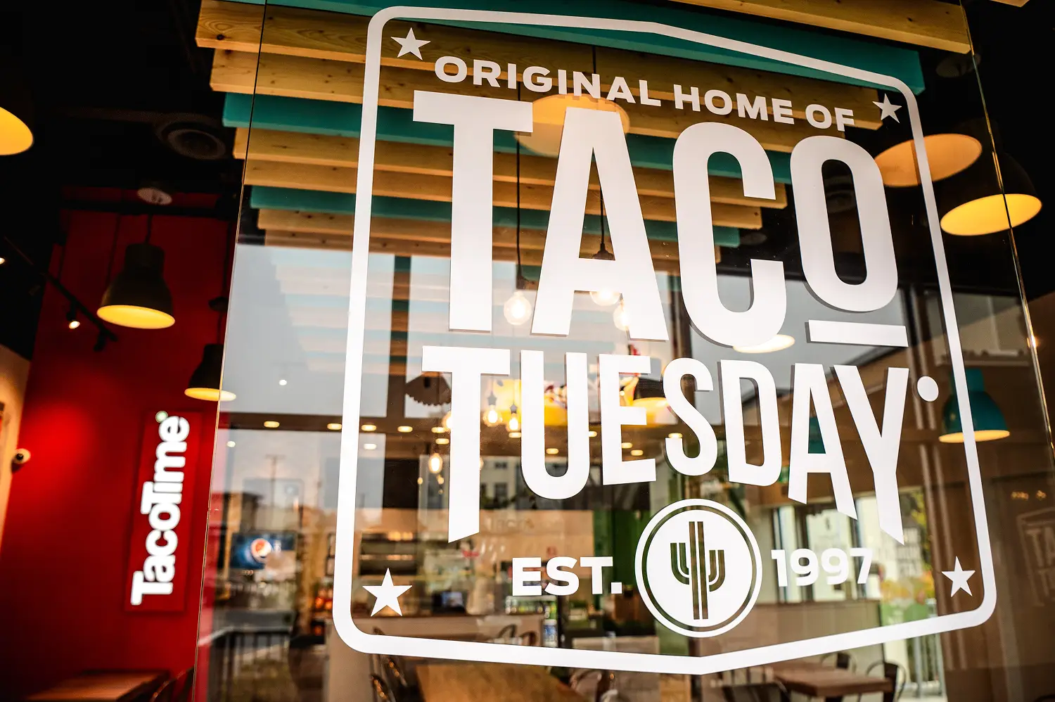 Promotional poster for Taco Tuesday at TacoTime franchise, the original home of Taco Tuesday | TacoTime Franchise FAQs: Support, Costs, and What You'll Need to Know Blog