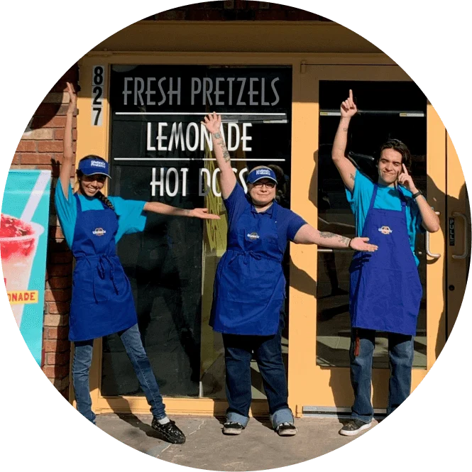Wetzel's Pretzels franchise by MTY Group, showcasing the company's commitment to local community engagement.